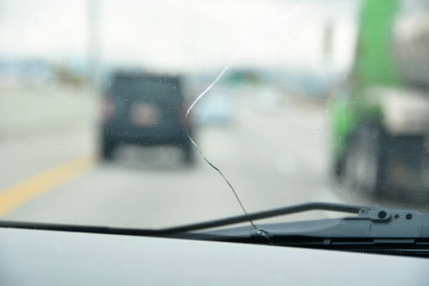 Tesla windshield crack